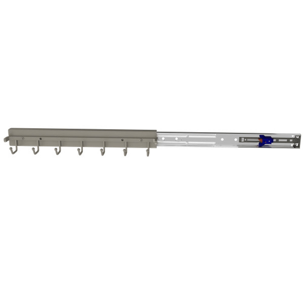 Rev-A-Shelf Sidelines 14" Pop Out Deluxe Belt & Tie Rack Nickel, BRCPOSL-14-SN-1 - VMInnovations