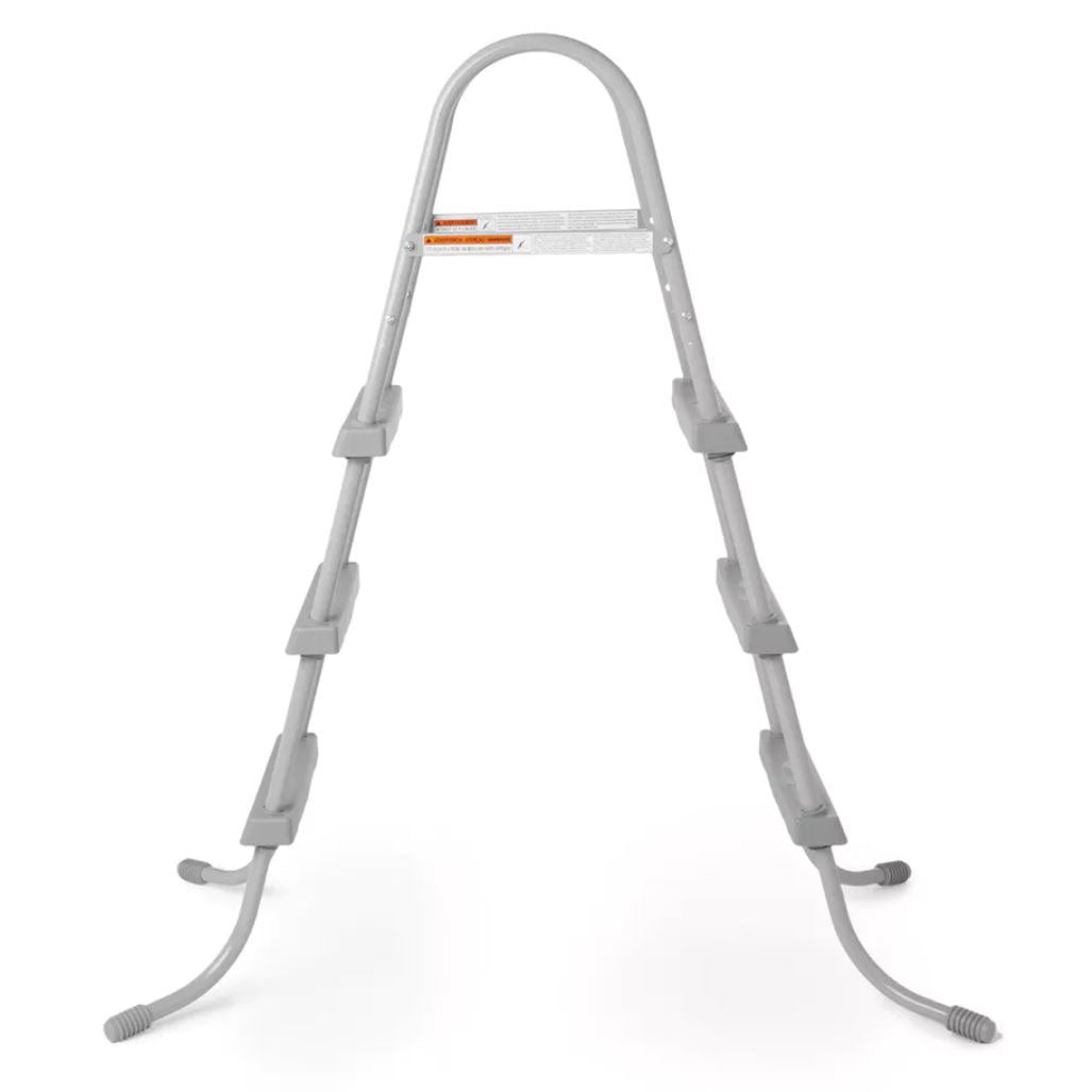 Bestway Steel Frame Pool w/ Filter Pump & 36” Steel Pool Ladder w/ No-Slip Steps - VMInnovations