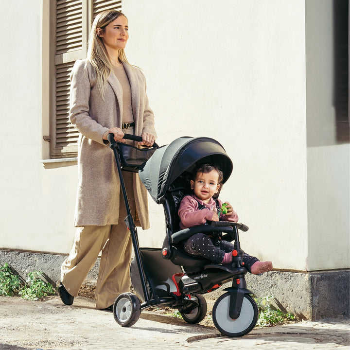 smarTrike 6 in 1 Pushchair Stroller & Tricycle for 6-36 Months, Black(For Parts) - VMInnovations