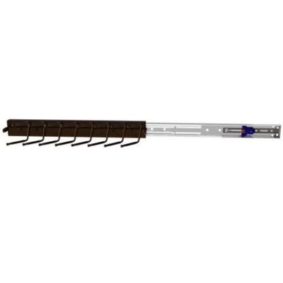 Rev-A-Shelf Sidelines 14 Inch Pop Out Deluxe Tie Rack, Bronze, TRCPOSL-14-BZ-1 - VMInnovations