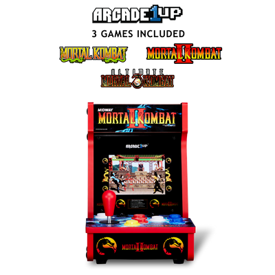 Arcade1Up Mortal Kombat II Countercade Countertop Arcade Machine with 3 Games