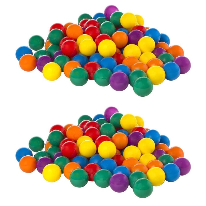 100 Pack Intex Small Plastic Multi-Colored Fun Ballz For A Ball Pit (2 Pack)