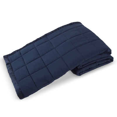 Elite Home 66 x 90 Inch Down Alternative Blanket, Twin, Insignia Blue (2 Pack)
