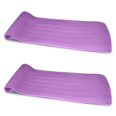 Vos 72" Soft Wavy Foam UV Chlorine Resistant Water Pool Float, Lavender (2 Pack) - VMInnovations