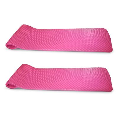 Vos 72" Soft Wavy Foam UV Chlorine Resistant Water Pool Float, Pink (2 Pack) - VMInnovations