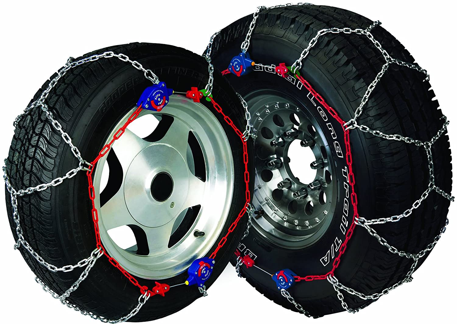 Auto-Trac 155505 Series 1500 Pickup Truck/SUV Traction Snow Tire Chains, Pair - VMInnovations