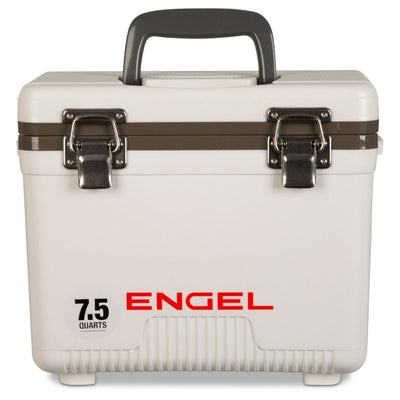 Engel 7.5 Qt  Bait Cooler w/2-Speed Aerator Pump, White (Open Box)