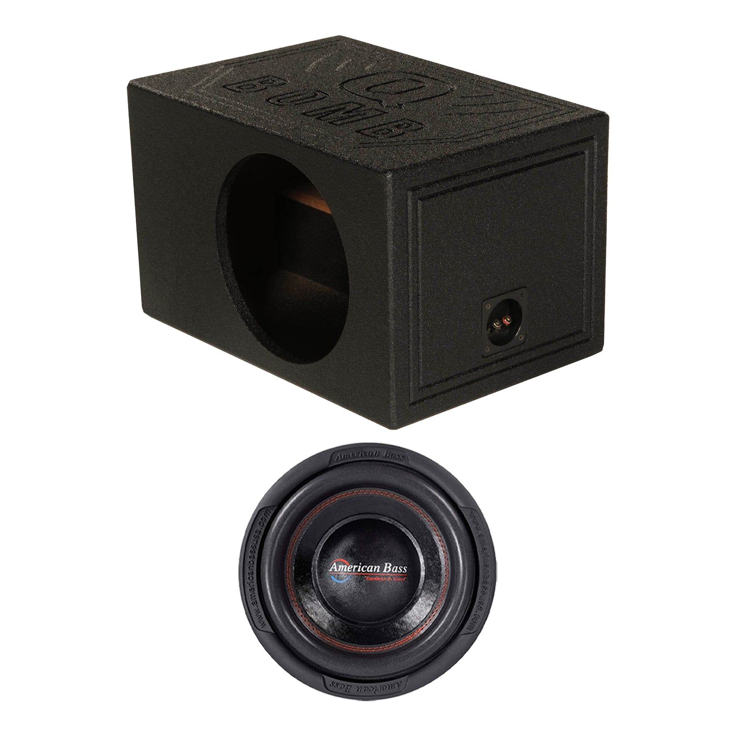 American Bass XD 1044 10 Inch 900 Watt Subwoofer Speaker with Vented Enclosure - VMInnovations