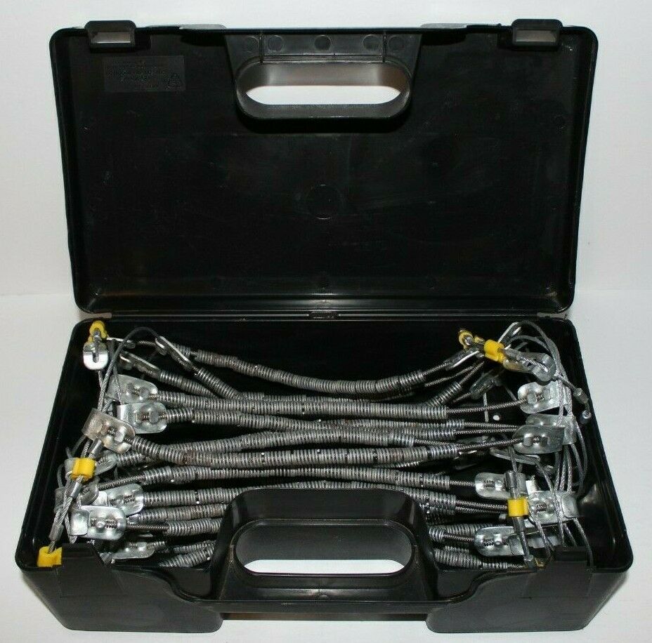 Security Chain Car Snow Tire Radial Traction Grip Cable Chain (2 Pack)(Open Box)