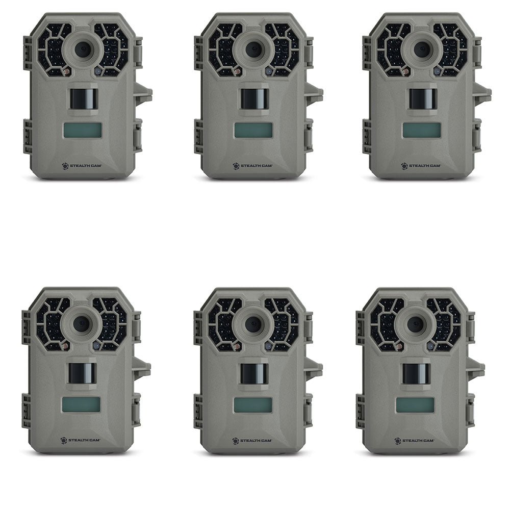 Stealth Cam 10MP HD Video IR Game Trail Camera (6 Pack) (Certified Refurbished)