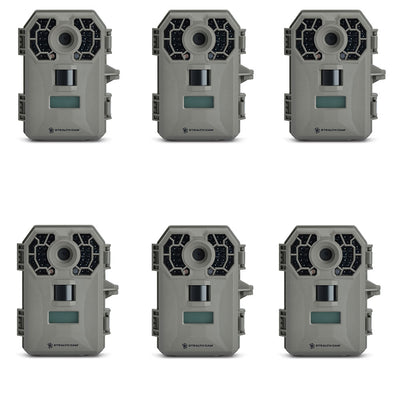 Stealth Cam 10MP HD Video IR Game Trail Camera (6 Pack) (Certified Refurbished)