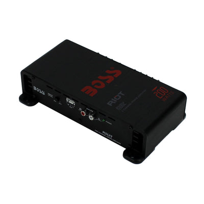 BOSS Audio R1002 200W 2-Channel RIOT Car Audio High Power Amplifier Amp (4 Pack)