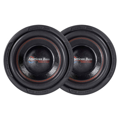 American Bass XD 1044 10 Inch 4 Ohm Voice Coil 900W Subwoofer Speaker (2 Pack)