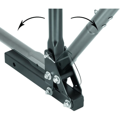 Pro Series Eclipse 2" Square 4 Bike Trailer Hitch Bicycle Carrier (For Parts)