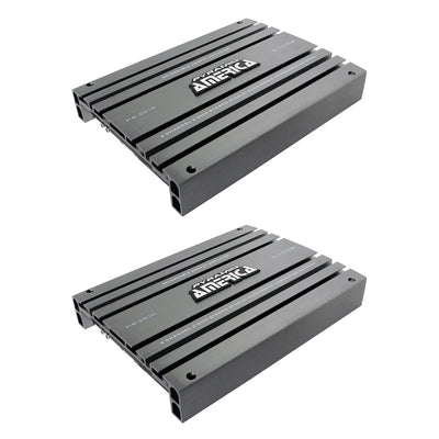 Pyramid PB3818 5000 Watt 2 Channel Bridgeable MOSFET Power Amplifier (2 Pack)