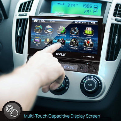Pyle PLTS78DUB 7" TOUCH SCREEN CD/DVD/MP3 Car Player w/ AUX Receiver & Bluetooth