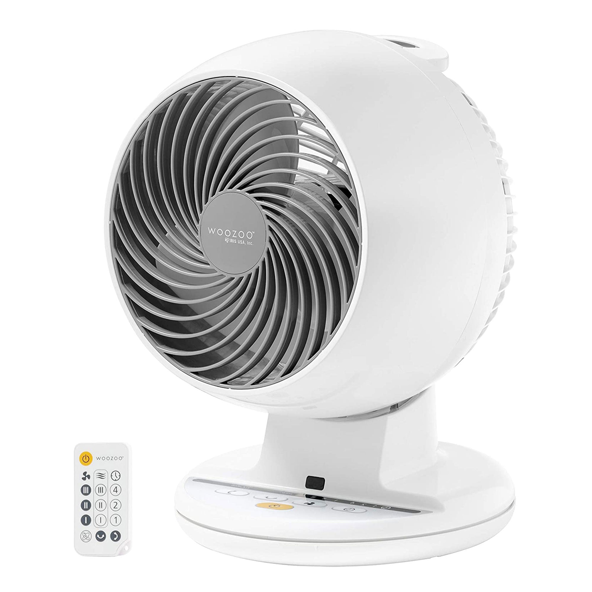IRIS USA Remote Controlled Desktop Compact Small Oscillating Fan (Damaged)