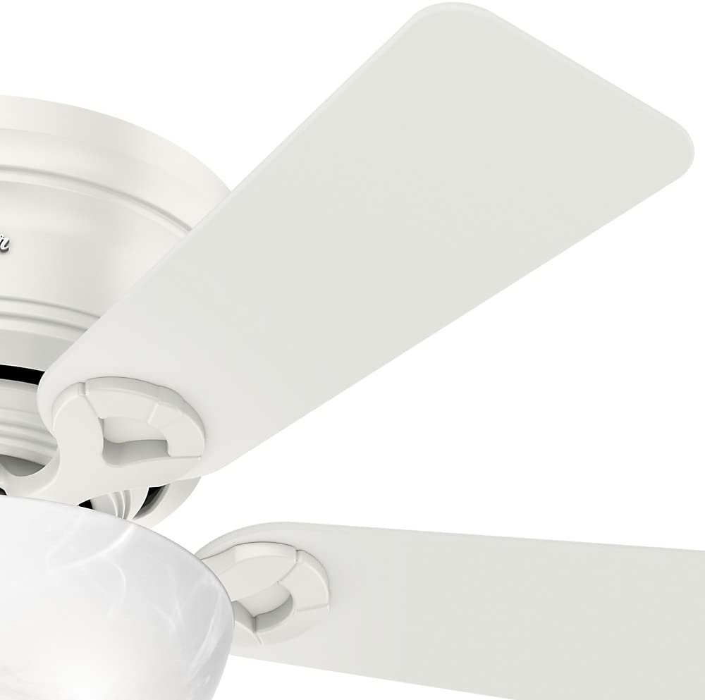Hunter Fan Company 42-Inch Haskell Ceiling Fan Light, Fresh White (Open Box)