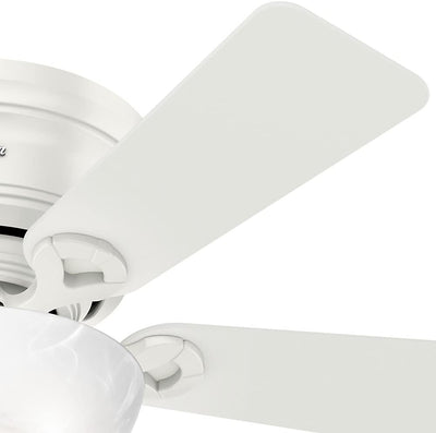 Hunter Fan Company 42-Inch Haskell Ceiling Fan Light, Fresh White (Open Box)