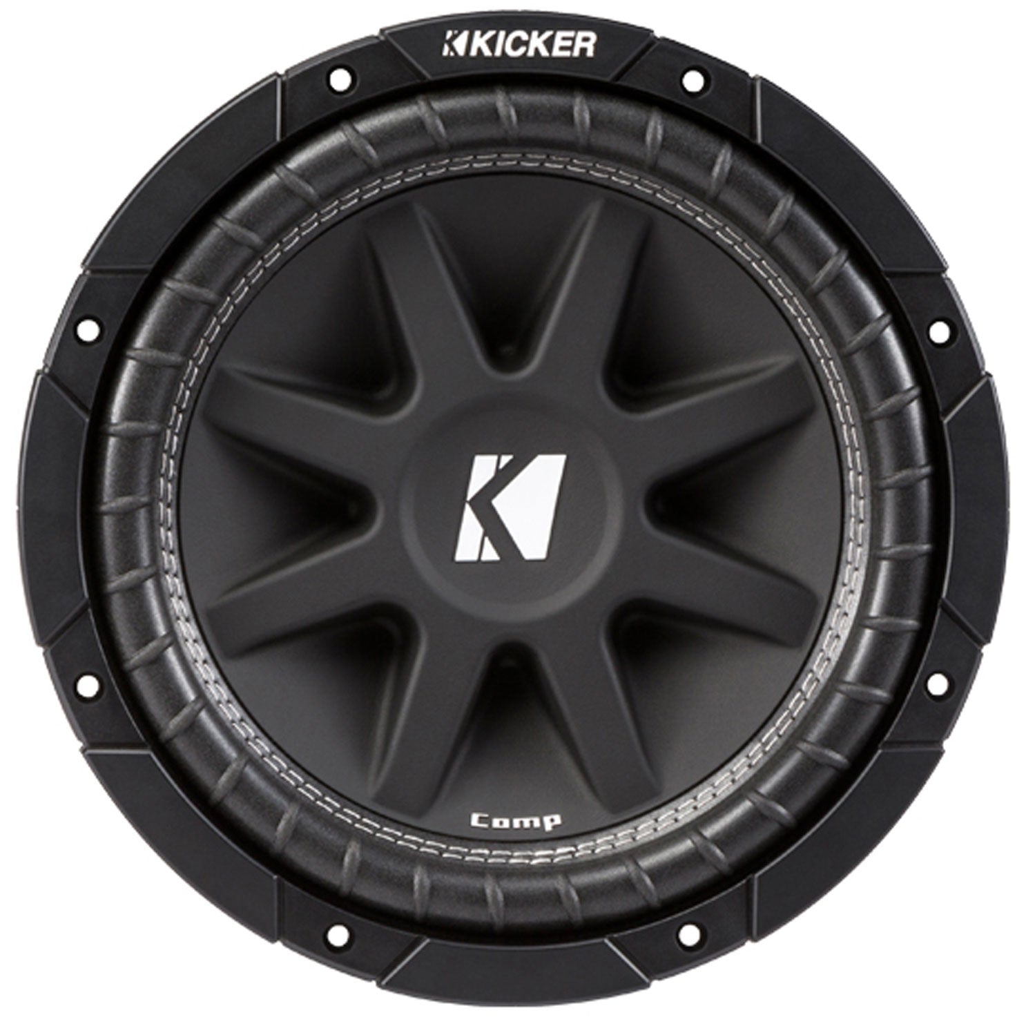 Kicker 12" 600W Subwoofers (2), GMC Dual Sub Box, Car Amplifier, and Wiring Kit