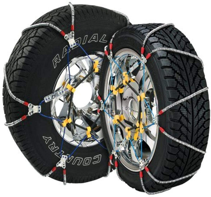 Security Chain SZ492 Super Z6 Car Truck Snow Radial Cable Tire Chain, 4 Pack - VMInnovations