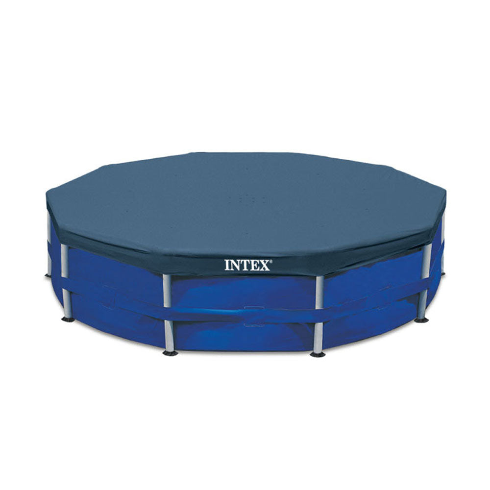 Intex Pool Filter (6 Pack) with Intex 10-Foot Round Above Ground Pool Cover