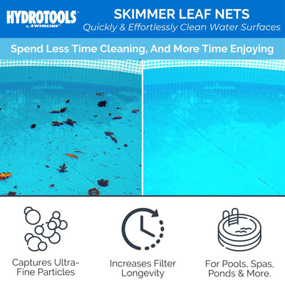 Swimline Hydrotools 8028 Premium Aluminum Standard Swimming Pool Leaf Skimmer - VMInnovations
