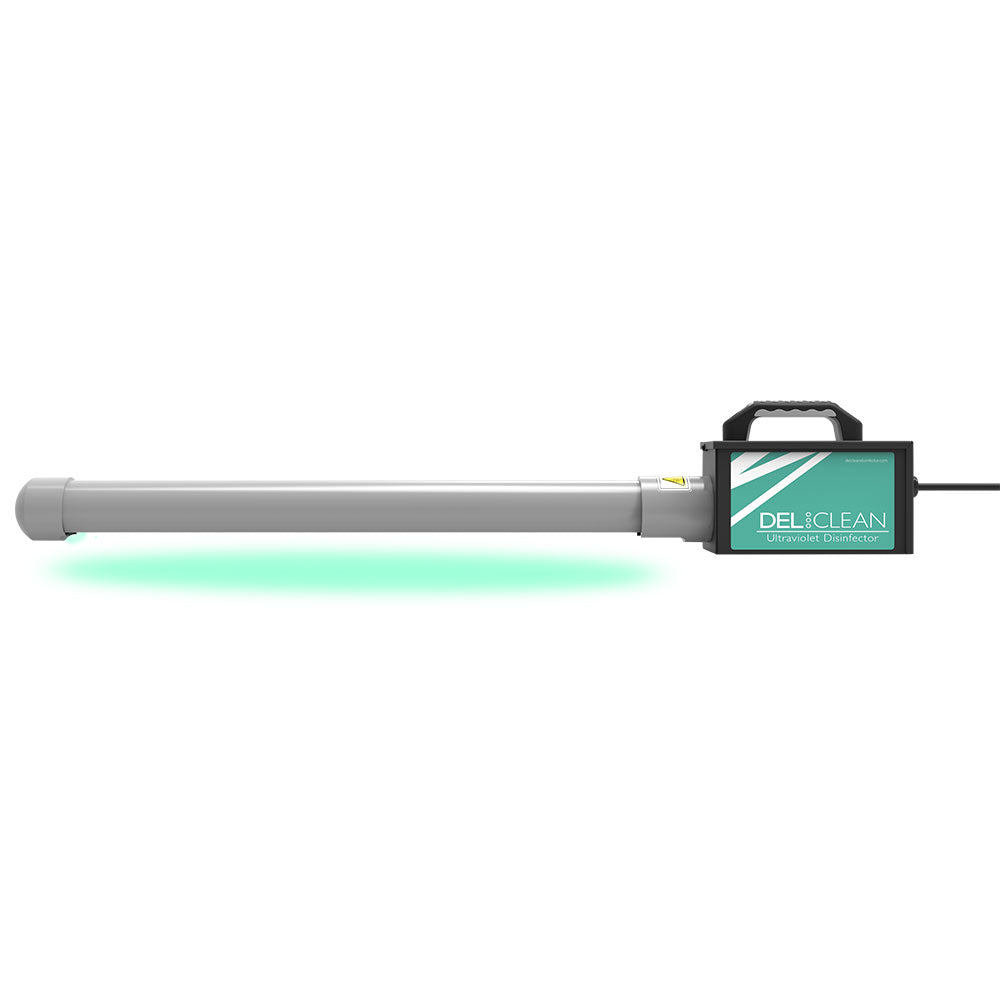 DEL Clean UV Disinfector 28" Germicidal UV Wand Light w/ Wand Stationary Stand - VMInnovations