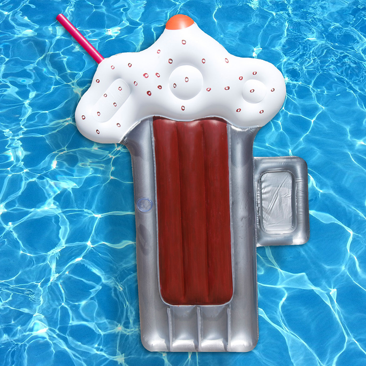 Swimline Root Beer Mug Inflatable Swimming Pool Water Swim Toy Pool Lake Raft