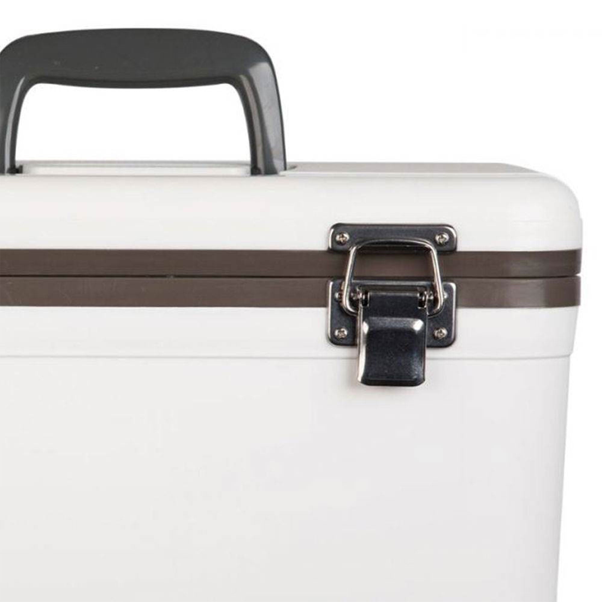 Engel 13 Quart Ultimate Leak Proof Outdoor Dry Box Cooler, White (For Parts)