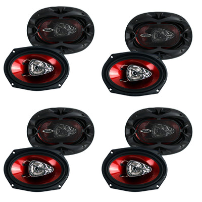 BOSS Audio 6x9" 3 Way 400 Watt Chaos Exxtreme Series Car Audio Speakers (4 Pair) - VMInnovations