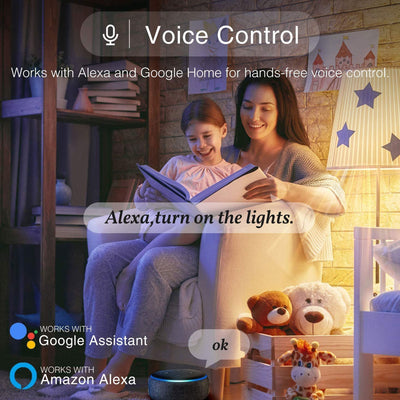 Gosund Smart Voice or App Control LED Multicolor Color Changing Light Bulb