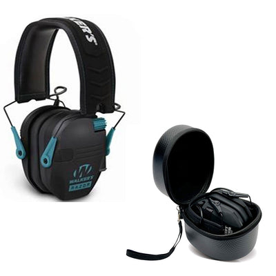 Walker's Razor Slim Shooter Electronic Hearing Protection Earmuff with Case