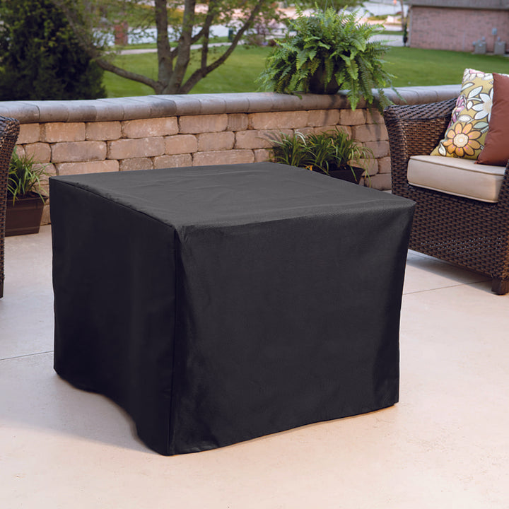Blue Rhino Outdoor Propane Gas White Lava Rock Patio Fire Pit (Open Box)