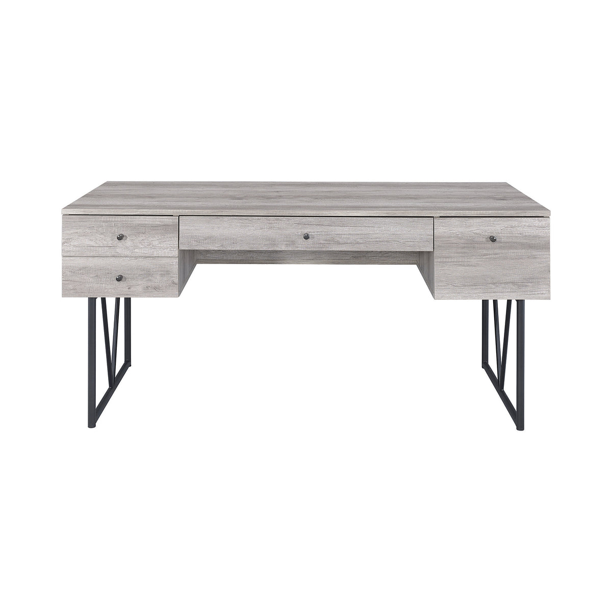 Coaster Home Furniture 4 Drawer Home Office Writing Desk, Grey Finish(For Parts) - VMInnovations
