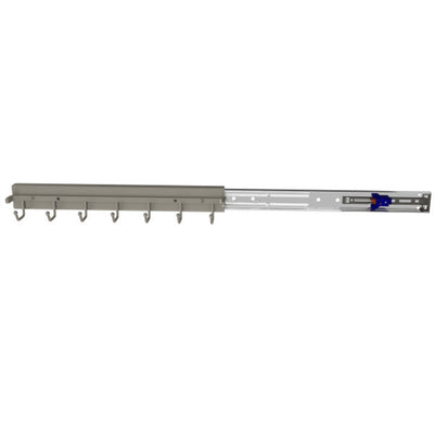 Rev-A-Shelf Sidelines 14" Pop Out Deluxe Belt & Tie Rack Nickel, BRCPOSL-14-SN-1 - VMInnovations