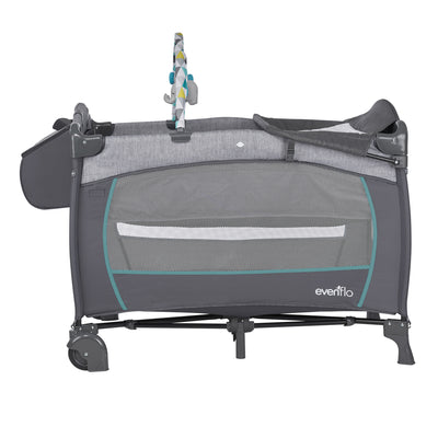 Evenflo Portable 4-in-1 Safe BabySuite DLX Versatile Home Infant Playard, Prism
