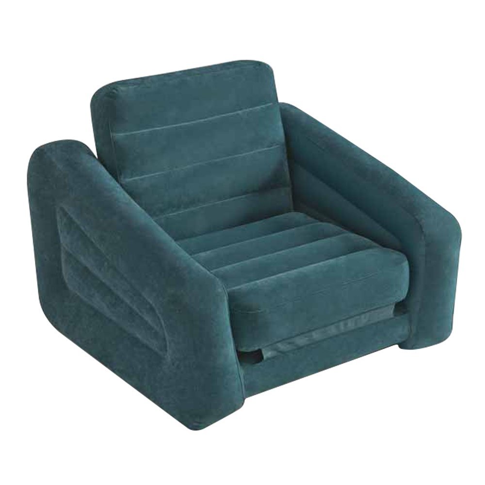 Intex Inflatable Air Mattress Pull-Out Chair & Intex 120-Volt Electric Air Pump