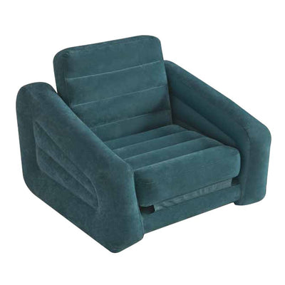 Intex Inflatable Air Mattress Pull-Out Chair & Intex 120-Volt Electric Air Pump