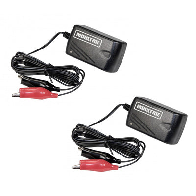 (2) Moultrie Feeders Game Trail Hunting Camera 6 Volt Battery Chargers | BC6