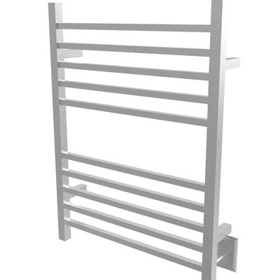 Amba RSWH-B Radiant 10 Bar Hardwired Square Heated Double Towel Warmer, Brushed