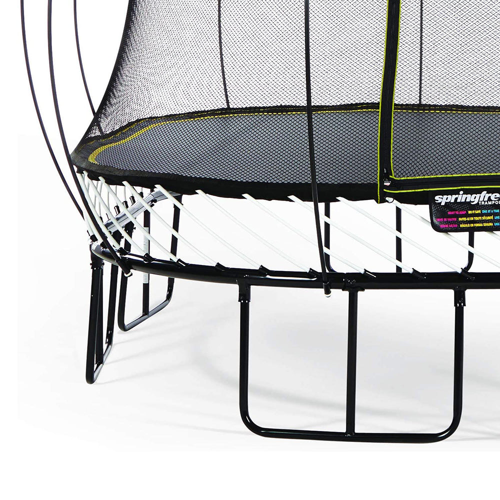 Springfree Trampoline Kids Oval 8 x 11Ft Trampoline & FlexrStep V2 Safety Ladder - VMInnovations