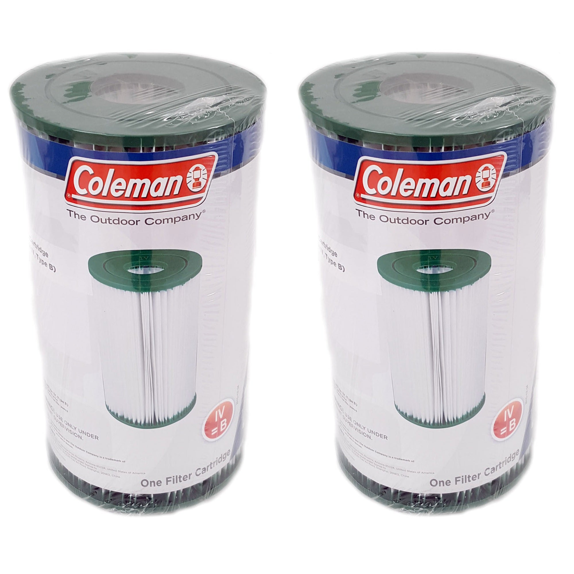 Coleman Type IV/Type B Swimming Pool Filter Pump Replacement Cartridges (2 Pack)