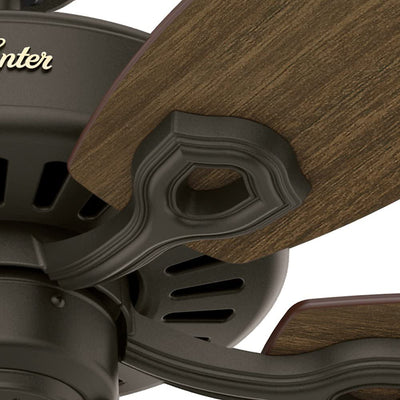 Hunter Builder Elite 52" Ultra Quiet Modern Home Ceiling Fan, New Bronze (Used)