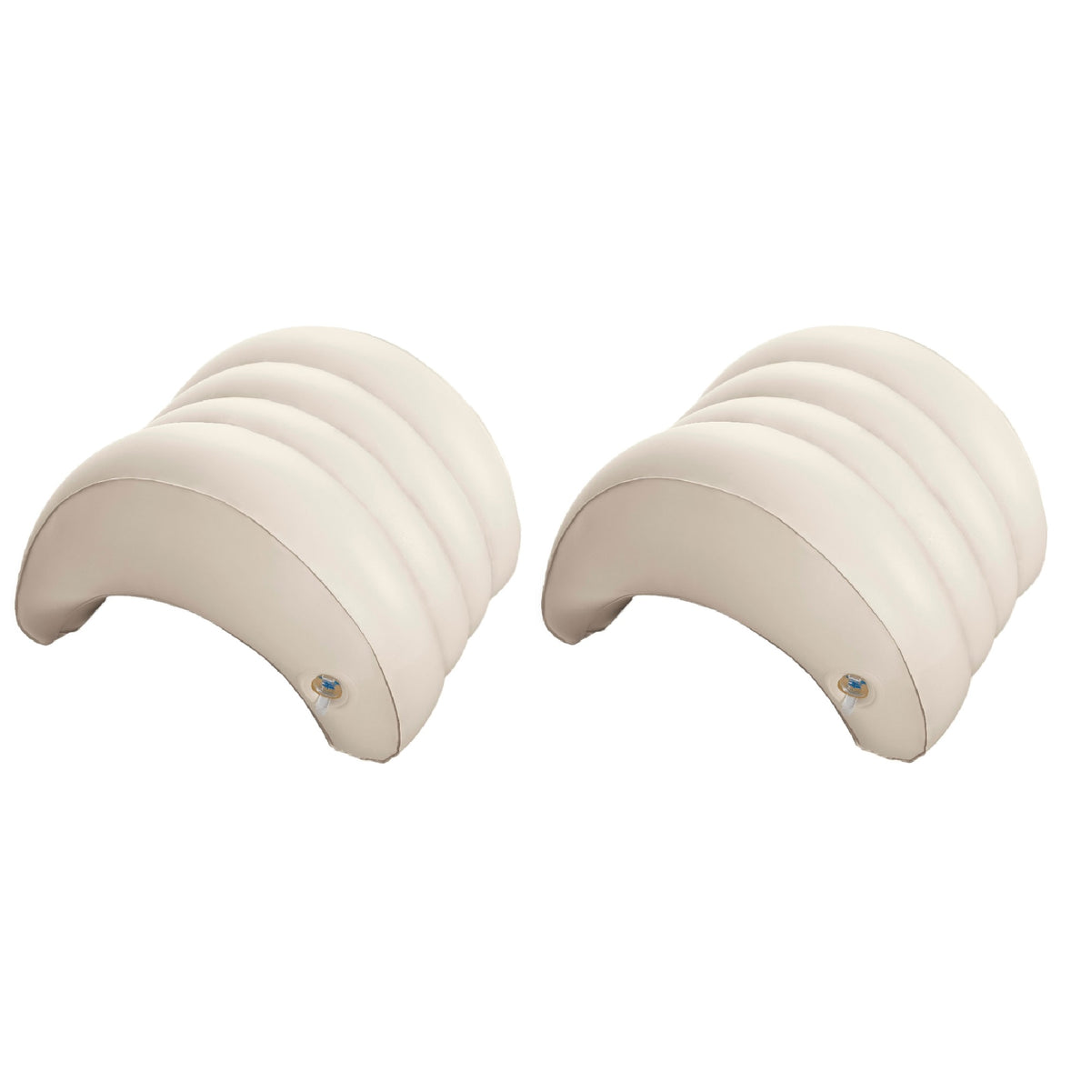 Intex Hot Tub Removable Inflatable Lounge Headrest Pillow Spa Accessory (2 Pack)