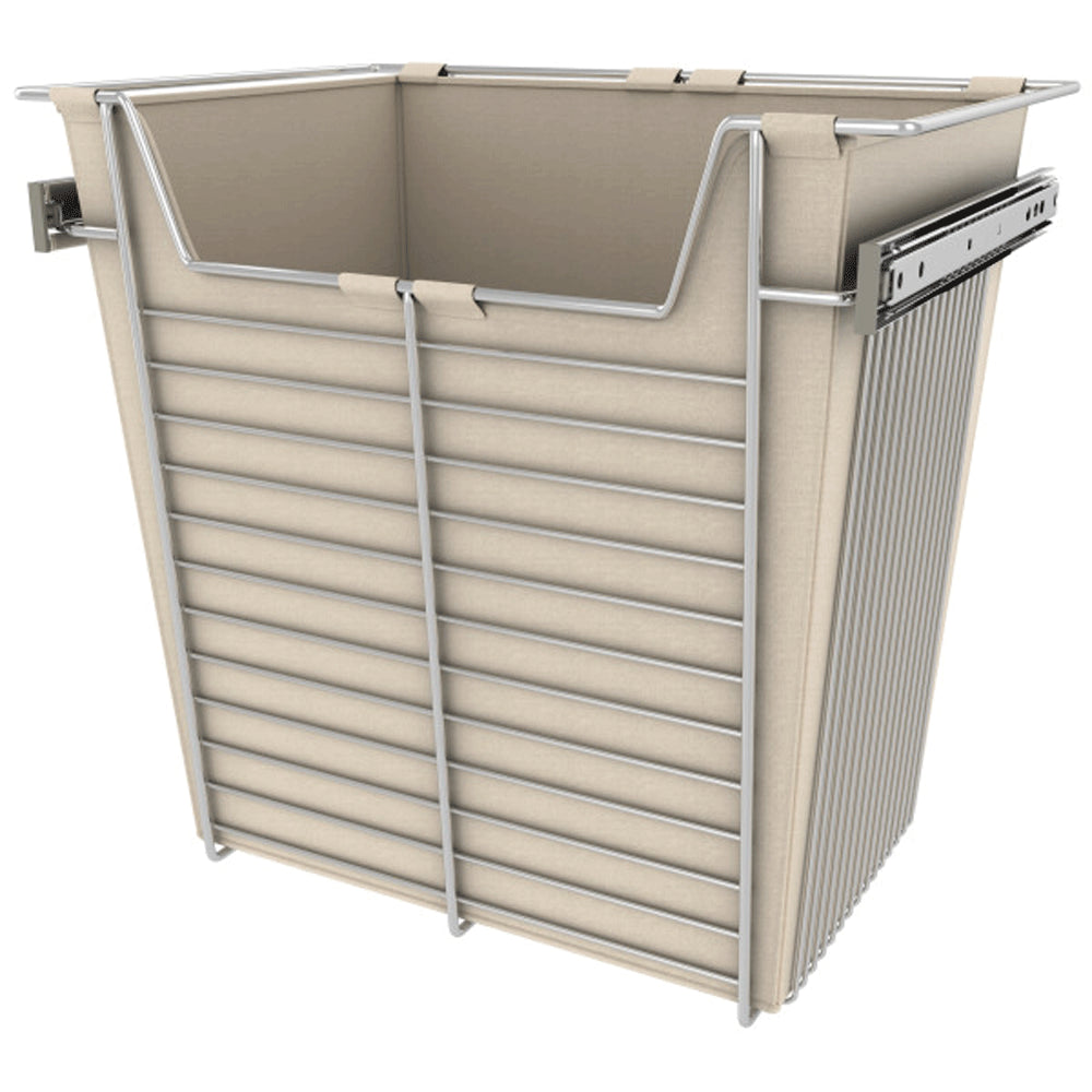 Rev-A-Shelf Sidelines 17.5" Canvas Cloth Closet Basket Liner Tan CBLSL-181417-T1