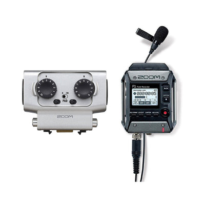 Zoom F1 Digital Sound Recorder with Lavalier Mic and EXH-6 Dual Input Capsule