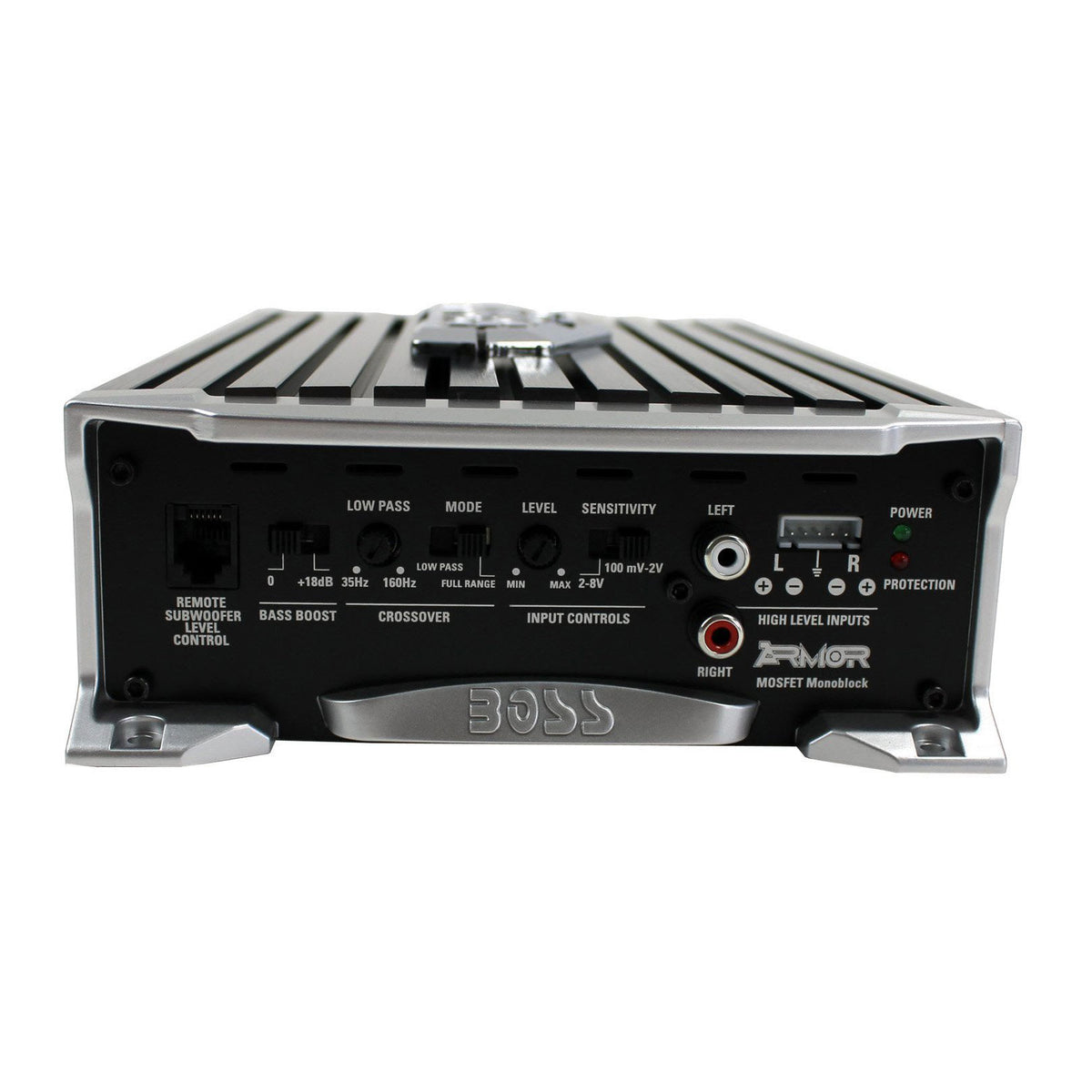 Boss Audio 1500 Watt Power Car Amplifier with Remote and Installation Wiring Kit