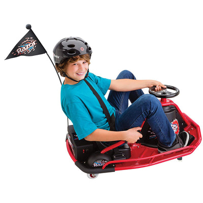 Razor Crazy Cart Electric 360 Spinning Drifting Kids Ride On Outdoor (For Parts)