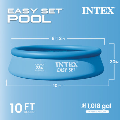 Intex 10' x 30" Easy Set Swimming Pool & 330 GPH Filter Pump | 28121EH (Used)